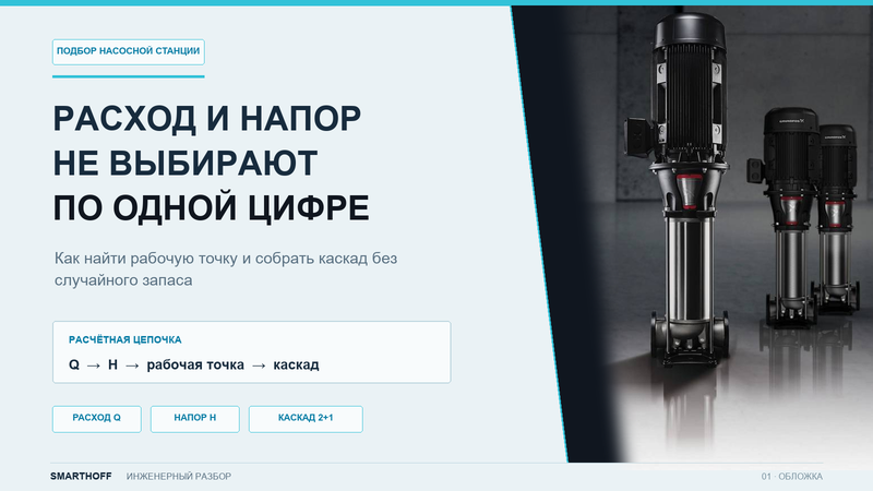 Как подобрать насосную станцию повышения давления: расход, напор и алгоритм каскада