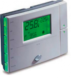 Терминал настенного монтажа, с интерфейсом pLAN, подсветкой дисплея, звуковым сигналом и опциональным вторым датчиком