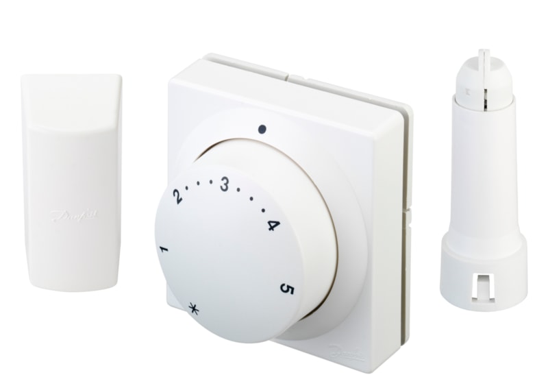 Выносной регулятор температуры Danfoss 013G5074 RA, 8…28 °C, жидкостный, капилляр 0 - 2 + 0 - 2 м, подключение RA