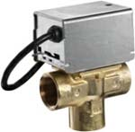 Клапаны моторизированные серии V4043, V4044 3-х ходовой клапан, 1/2", 230В