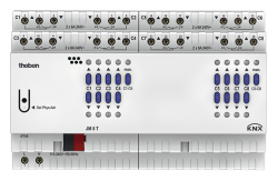 Актуатор управления приводами жалюзи JM 8 T KNX, 8 каналов, на DIN рейку
