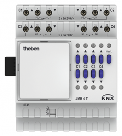 Модуль расширения JME 4 T KNX, 4 канала, на DIN рейку