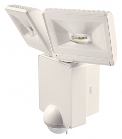 LUXA 102-140 LED 16Вт датчик движения, угол 140°, с LED прожектором 16Вт, 6000K, белый, IP44, ЗАМЕНА для 1020923
