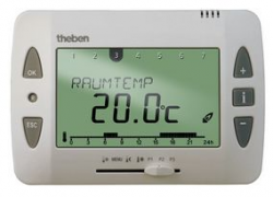 Терморегулятор электронный с автономным питанием RAM 820 top, врезной монтаж