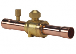 Кран шаровой GBC 12S, -40 - 150 °C, 45 бар, под пайку, прямой, 12 мм