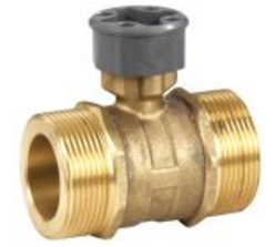 Двухходовой регулирующий шаровой клапан, PN25, 2…120 °C, DN25, G1 1/2", Kvs 25