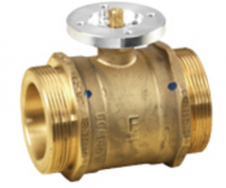 Двухходовой регулирующий шаровой клапан, PN25, 2…120 °C, DN50, G2 3/4", Kvs 63