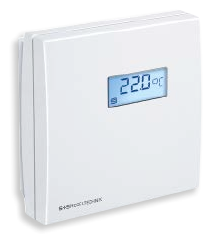 Датчик влажности и температуры комнатный, 0 …100 % отн. вл., +/- 3%, 0...+50C, Modbus, дисплей, 1201-42B6-7000-000