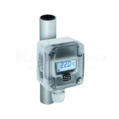 Датчик температуры накладной для труб, компактный, Pt1000, Modbus, IP 65, 1101-1216-0000-000