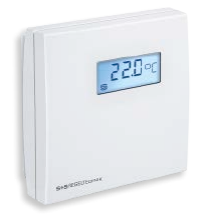 Преобразователь температуры в помещении измерительный, ?30...+70 °C, 8 диапазонов измерения, Pt1000, 0-10 В, дисплей, 1101-41A1-2000-200