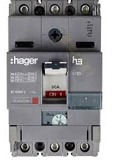 Автоматический выключатель, для выключателей Х160, регулируемый тепловой и фиксированный магнитный расцепитель, 3 полюса, 25kA, 100-63A, 440В АС