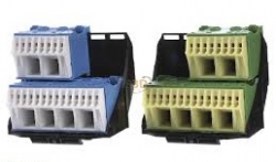 Держатель с 2x28 PE/N-клеммами, QuickConnect, для щитов Univers