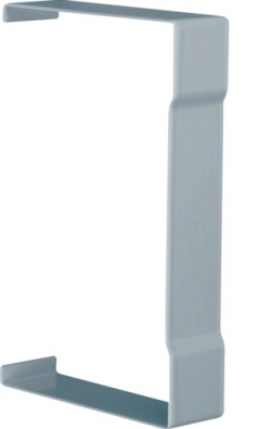 Муфта для закрытия стыков профиля BRS, 83х130мм, крышки 80мм, длина 25 мм, сталь оцинкованная, неокрашенная