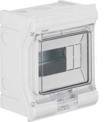 Щиток Vector, IP65, для уличной установки, до -25°С IK07, прозрачная дверь, 10М, УФ-стабилизированный, предразметка под метрические отверстия, пластик