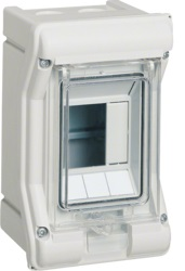 Щиток Vector, IP65, для уличной установки, до -25°С IK07, прозрачная дверь, 3М, УФ-стабилизированный, предразметка под метрические отверстия, пластик