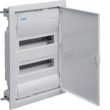 Щиток для пустотелых стен Volta, IP30, 2x12М, DIN43871, глубина установки 90мм, RAL9010