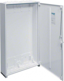 Щиток открытой установки, секционный ,без оснастки, IP44, 950x800x161мм (ВхШхГ), две двери, RAL9010