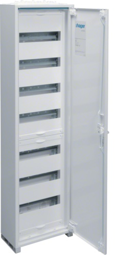 Щиток открытой установки, секционный, с оснасткой, IP44, 1100x300x161мм (ВхШхГ), одна дверь, RAL9010,