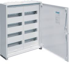 Щиток открытой установки, секционный, с оснасткой, IP44, 1100x550x161мм (ВхШхГ), одна дверь, RAL9010