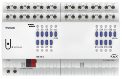 Актуатор RM 16 S KNX, 16 каналов, на DIN-рейку, 8 модулей, IP 20
