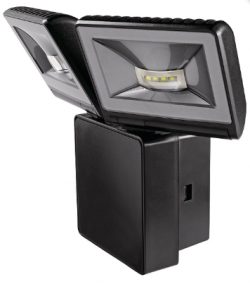 LUXA 102 FL LED 16Вт, прожектор 3000K светодиодный, 16Вт, черный, IP44, ЗАМЕНА для 1020724