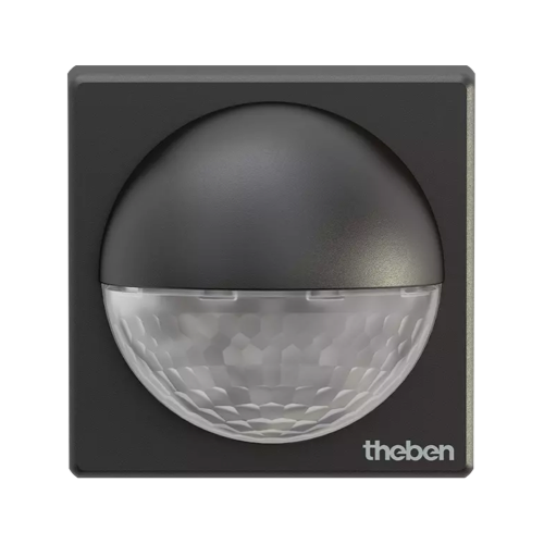 theLuxa R180 BK, уличный датчик движения, угол 180°, настенный, IP55, черный