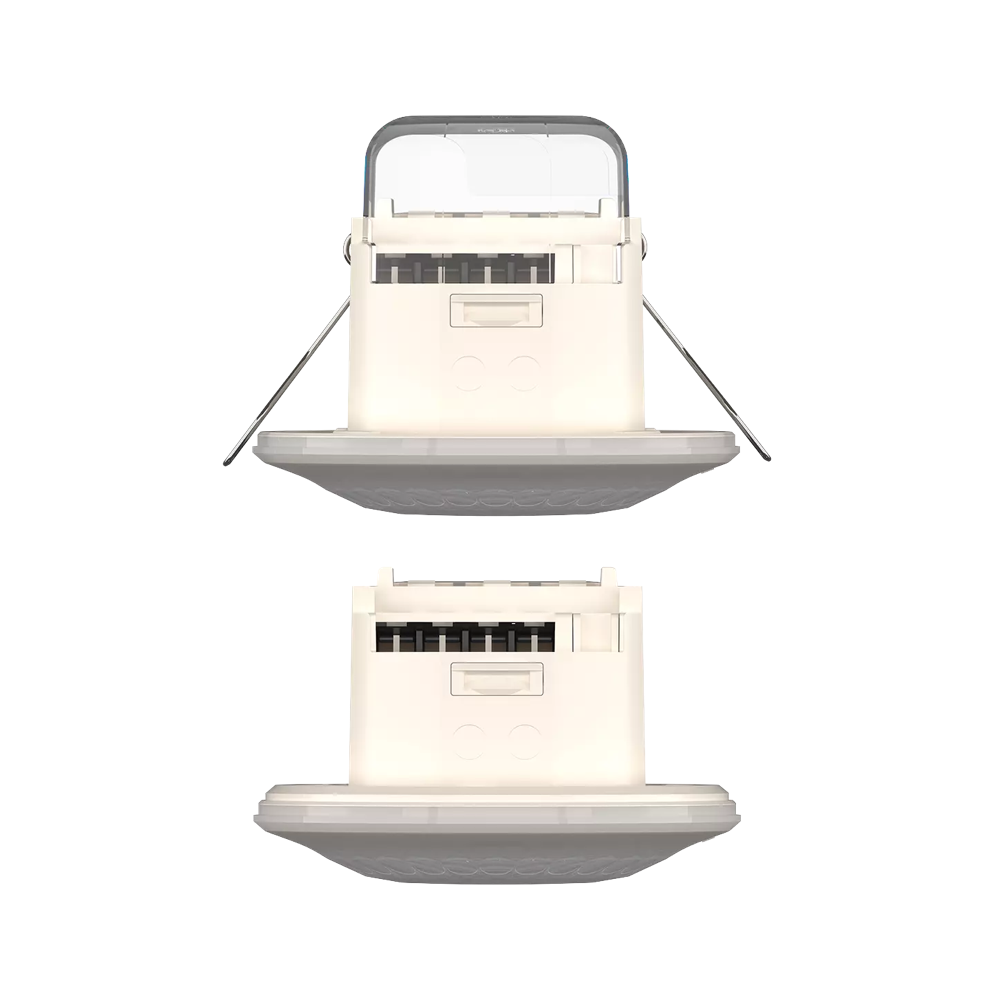 LUXA 103 S360-100-12 DE-UP WH, датчик присутствия, 360°, Ø12м, 1 канал, потолочный, врезной, IP54