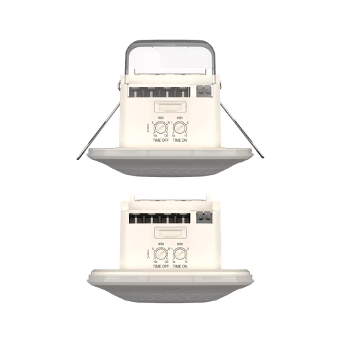 LUXA 103 S360-101-12 DE-UP WH , датчик присутствия, 360°, Ø12м, 2 канала, потолочный, врезной, IP54