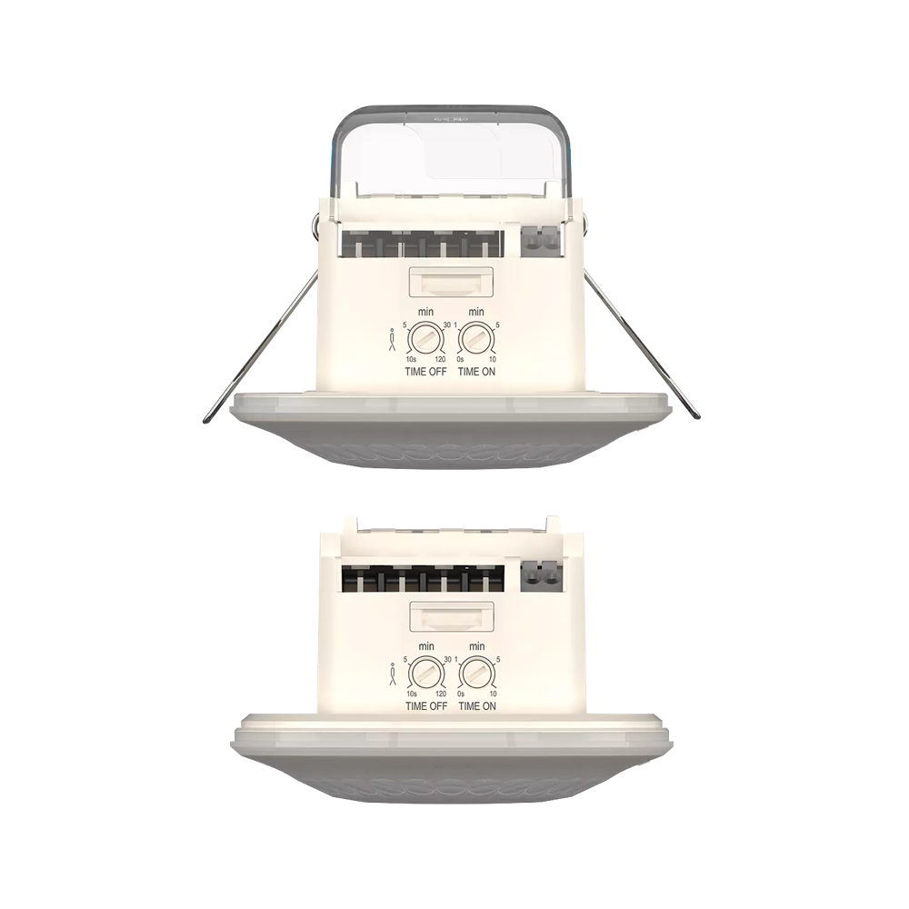 LUXA 103 S360-101-12 DE-UP WH , датчик присутствия, 360°, Ø12м, 2 канала, потолочный, врезной, IP54
