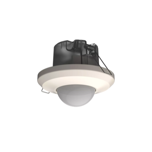 LUXA 104 S360-200-24 DE-UP, датчик присутствия, зона 24 м, 2 канала, врезной, IP40, белый