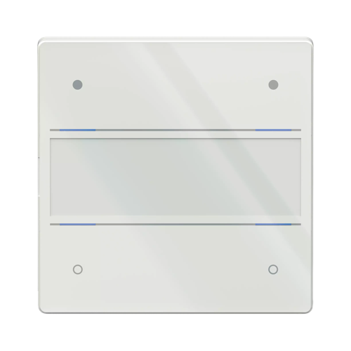 LUXORliving iON4 G WH, 4 кнопки с LED индикацией, с интегрированным датчиком температуры, стекло, белая