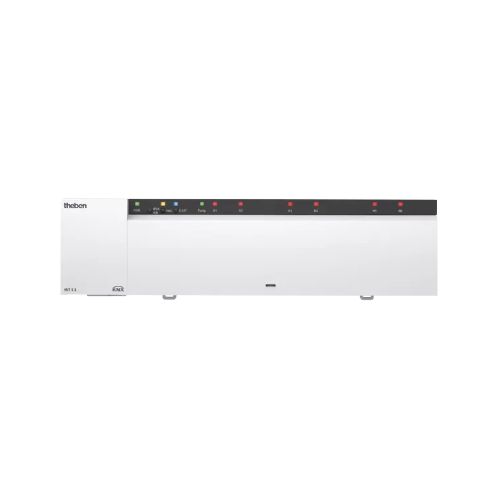 HMT 6 S KNX, контроллер отопления, 1x 240V/5A, 6х 24VDC (PWM) / 0-10VDC