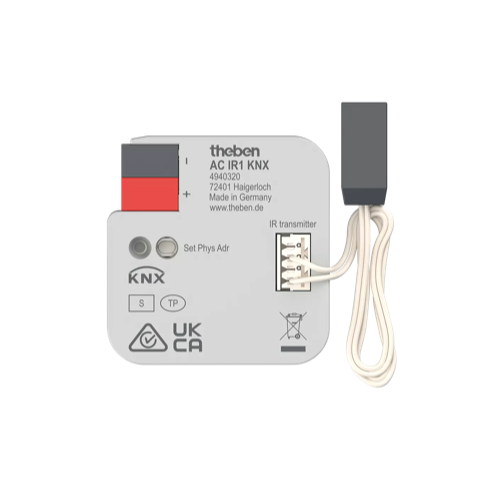 AC IR1 KNX, Split Unit Gateway KNX, ИК-шлюз для управления cплит-системой, скрытый монтаж, IP20