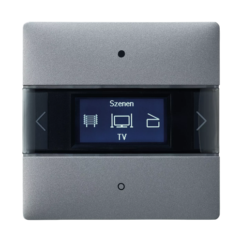 ION 108 KNX SR, комнатный контроллер с интегрированным датчиком температуры, серебристый