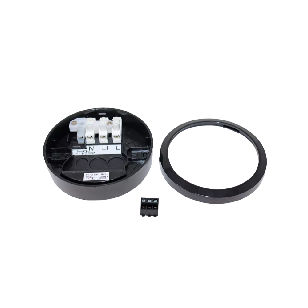 Surface box LUXA 103 BK, коробка накладного монтажа для датчиков LUXA 103, черная