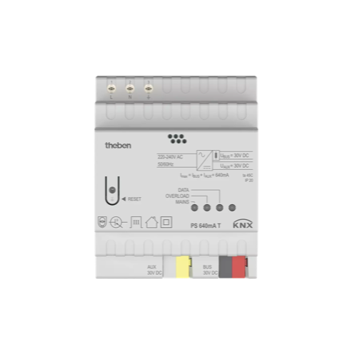 PS 640 mA T KNX, источник питания 30VDC, ± 2V, SELV, DIN, 4TE