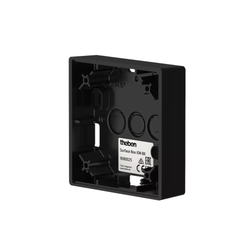 Surface box iON BK, монтажная коробка накладного монтажа для iON (LUXORliving и KNX), черная