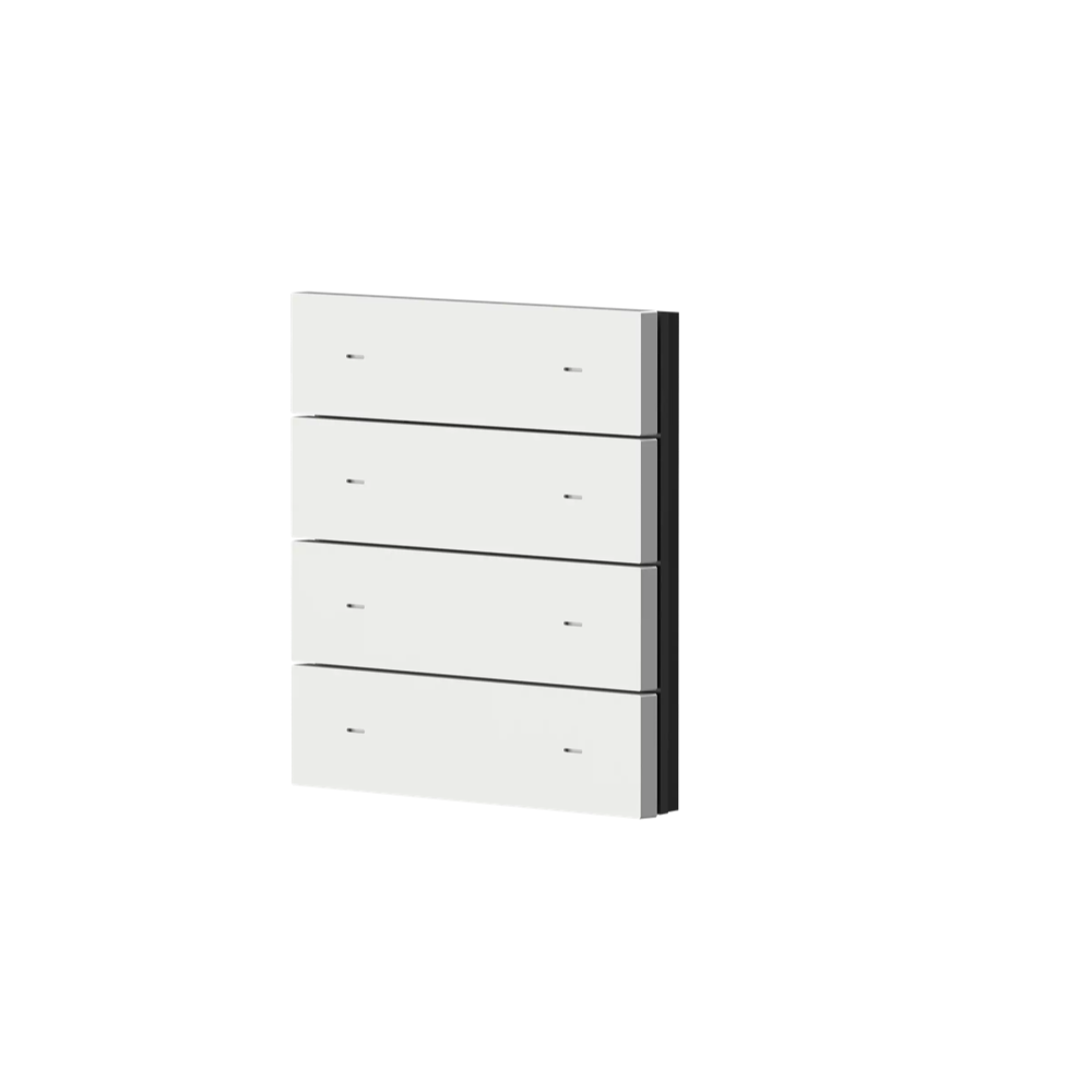 iONprime PB 4R MWH, накладка 4 клавиши, метал, белая