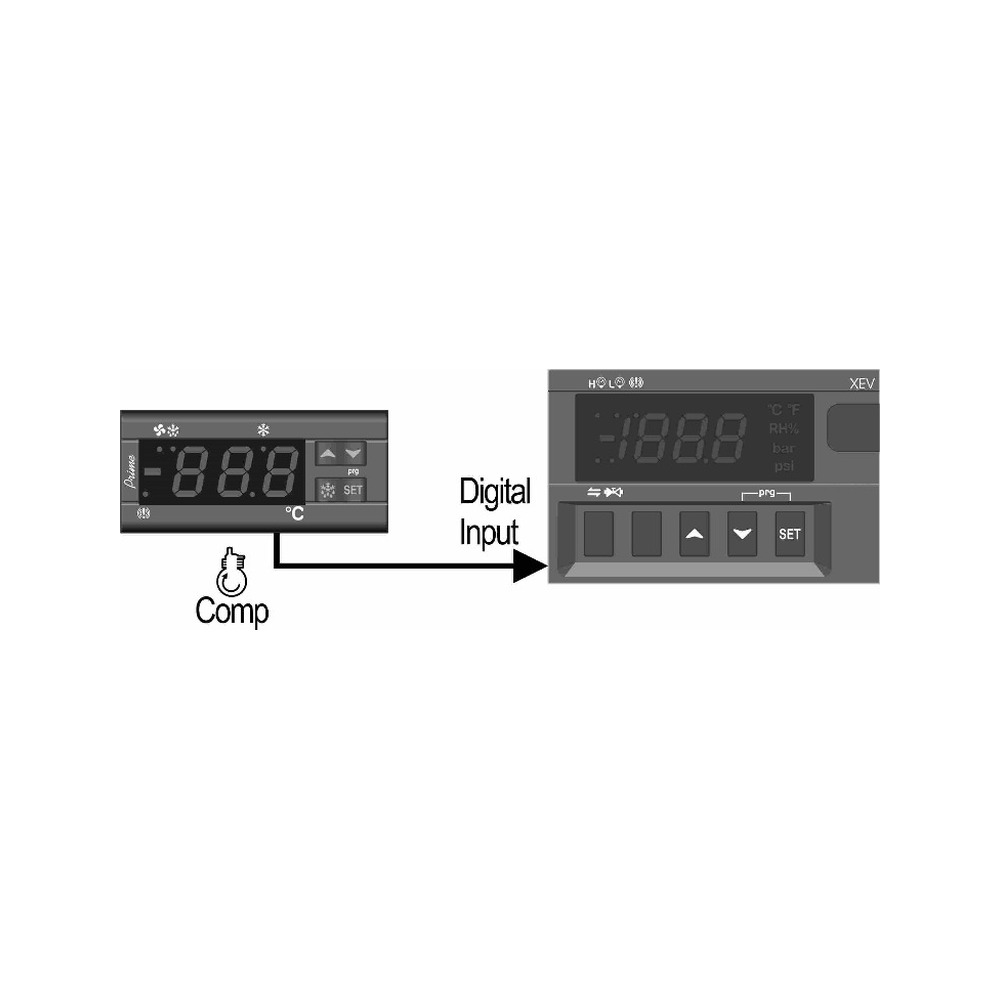 Контроллер Dixell XEV12D-5P1C0 PT1000+4.20MA 230V V1.6