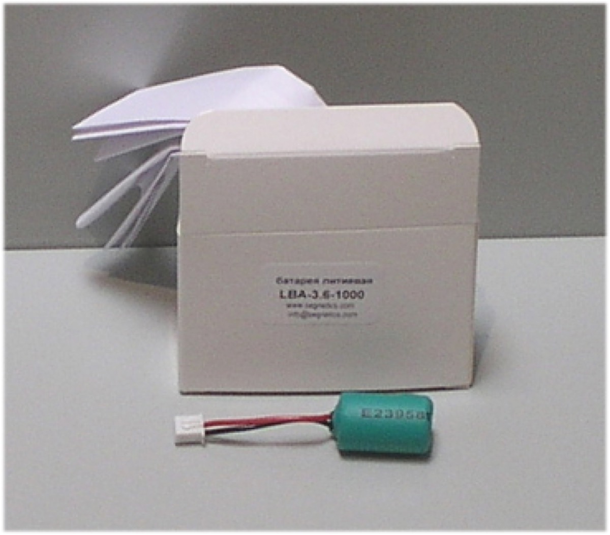 Литиевая батарея Segnetics LBA-1000, 3,6 В, 1000 мА·ч