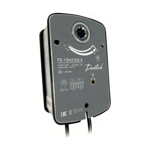 Электропривод Dastech FS-15N220S-B для клапанов дымоудаления, 15 Н·м, 100–240 В AC, 2/3-позиционное, совместим с БОЛИД