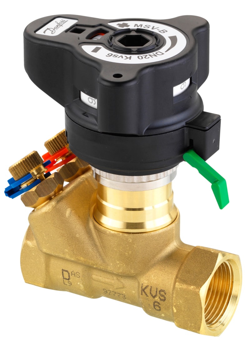 Балансировочный клапан Danfoss 003Z4032 LENO MSV-B, DN 20, 6 m³/h, PN 20