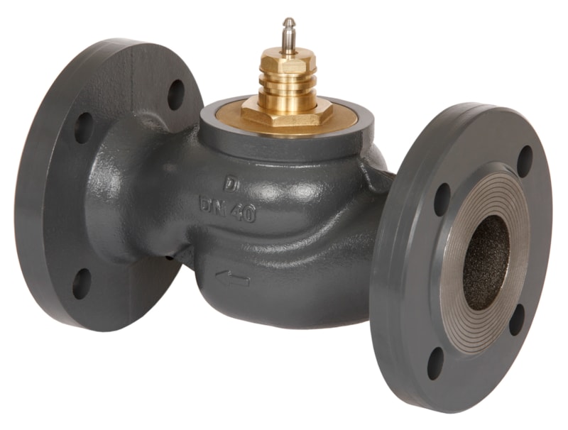 Двухходовой регулирующий клапан Danfoss 065Z0376 VL 2, диаметр 20 мм, Kvs 6.3 м³/ч, 6 бар, фланцевое присоединение