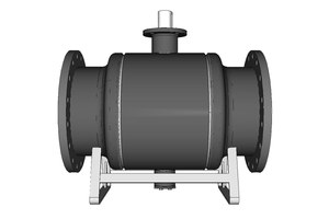 Стальной шаровой кран Ридан RJIP Premium RB/FF/WG DN400 PN25, стандартный проход (065N0377GR)