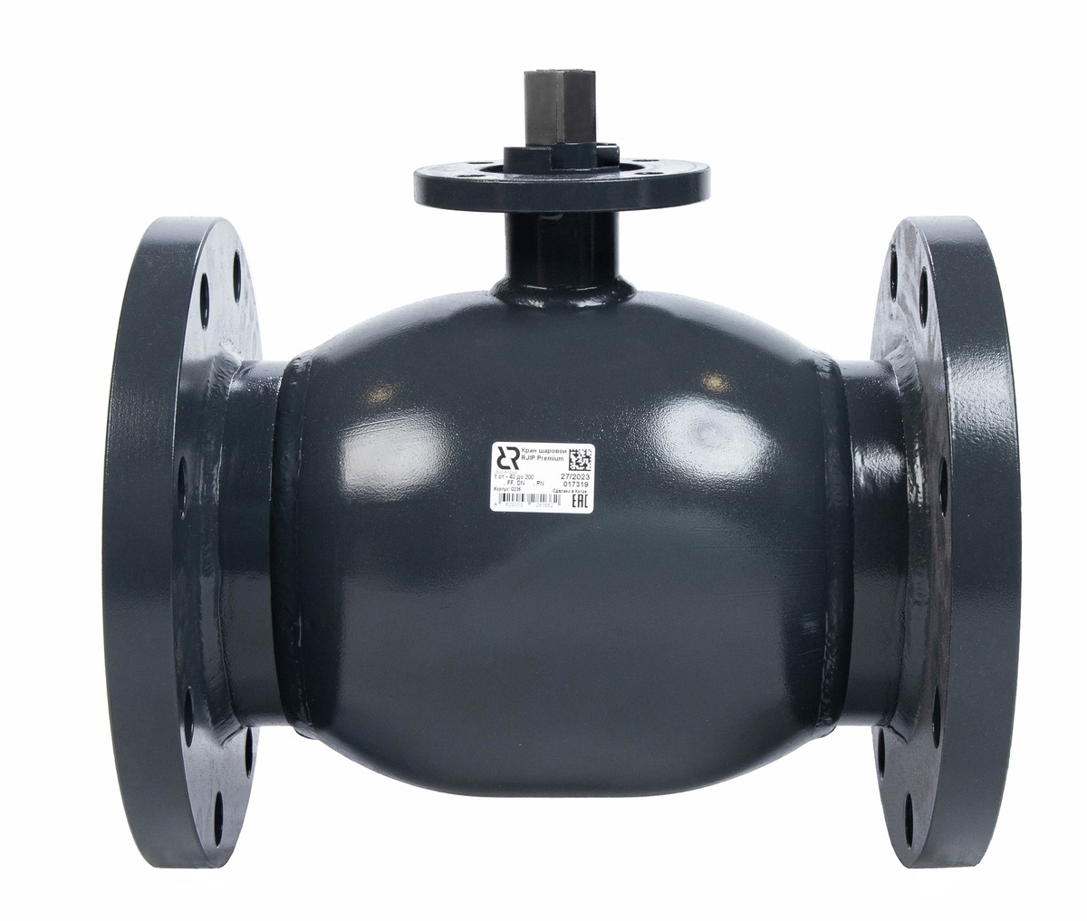 Стальной шаровой кран Ридан RJIP Premium RB/FF/GF DN100 PN25, стандартный проход (065N0342R2)