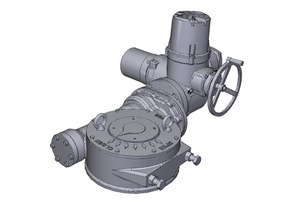 Поворотный электропривод Ридан AMB-M-20 + MY-4-1SD, 220 В AC, 10000 Н·м, IP67 / IP65 (065L8278R)