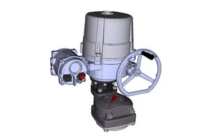 Поворотный электропривод Ридан AMB-H-500, 220 В AC, 5000 Н·м, IP67 (065L8276R)