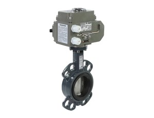 Затвор дисковый поворотный Ридан ЗДМ, DN50, PN16, центрирующие проушины, электропривод АМБ (082X4531R)