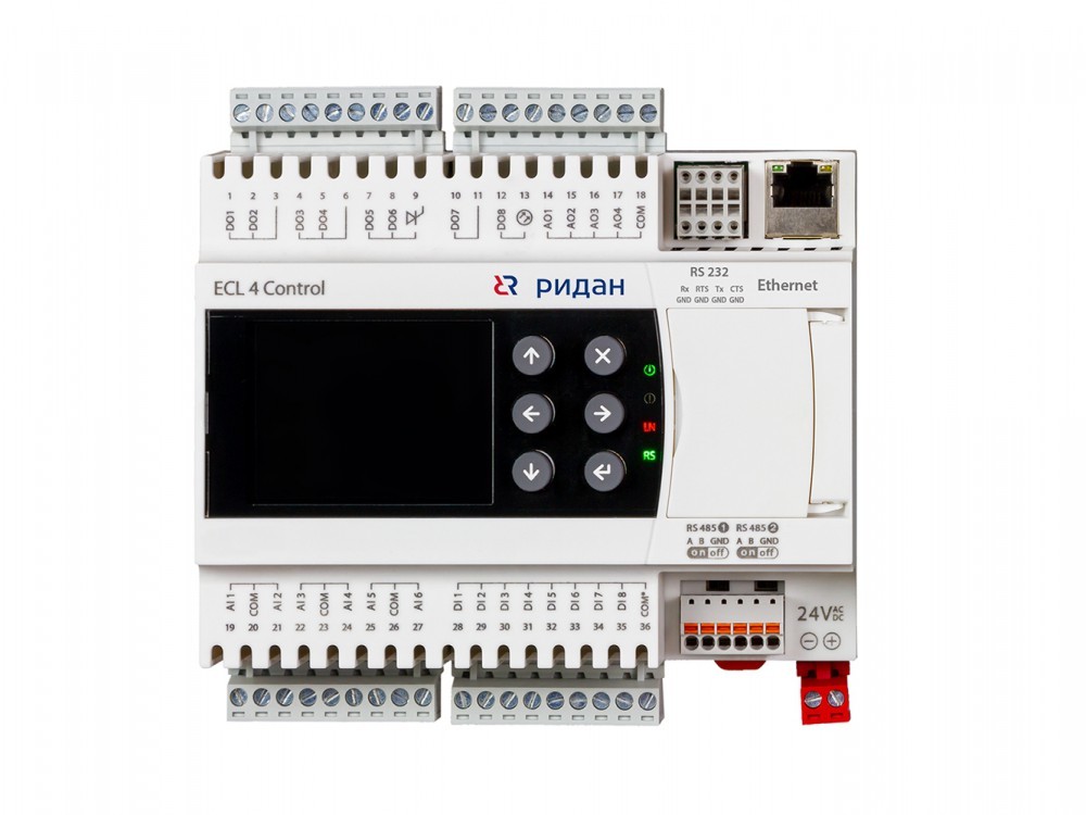 Контроллер Ридан ECL4 Control 368R Ethernet, 24 В AC/DC (087H374984R)