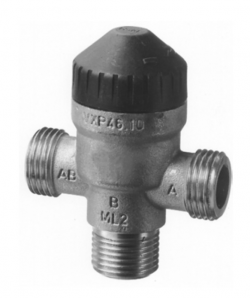Клапан седловой, 3х ходовой, резьбовой, PN16, DN 20, kvs 4, 1-110 С